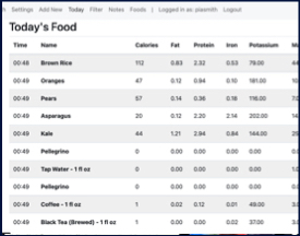 Nutrition Calculator